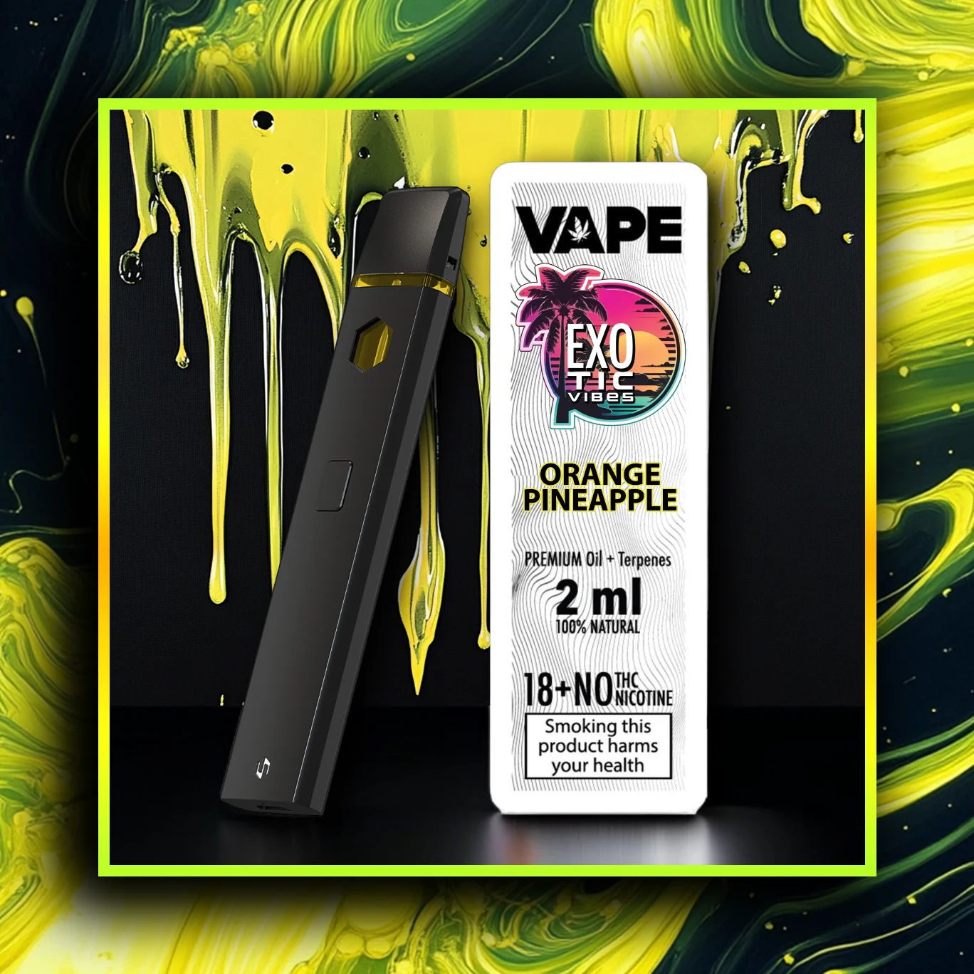 Orange Pineapple HHC Prémiový Vape - 2.00 ml. HHC