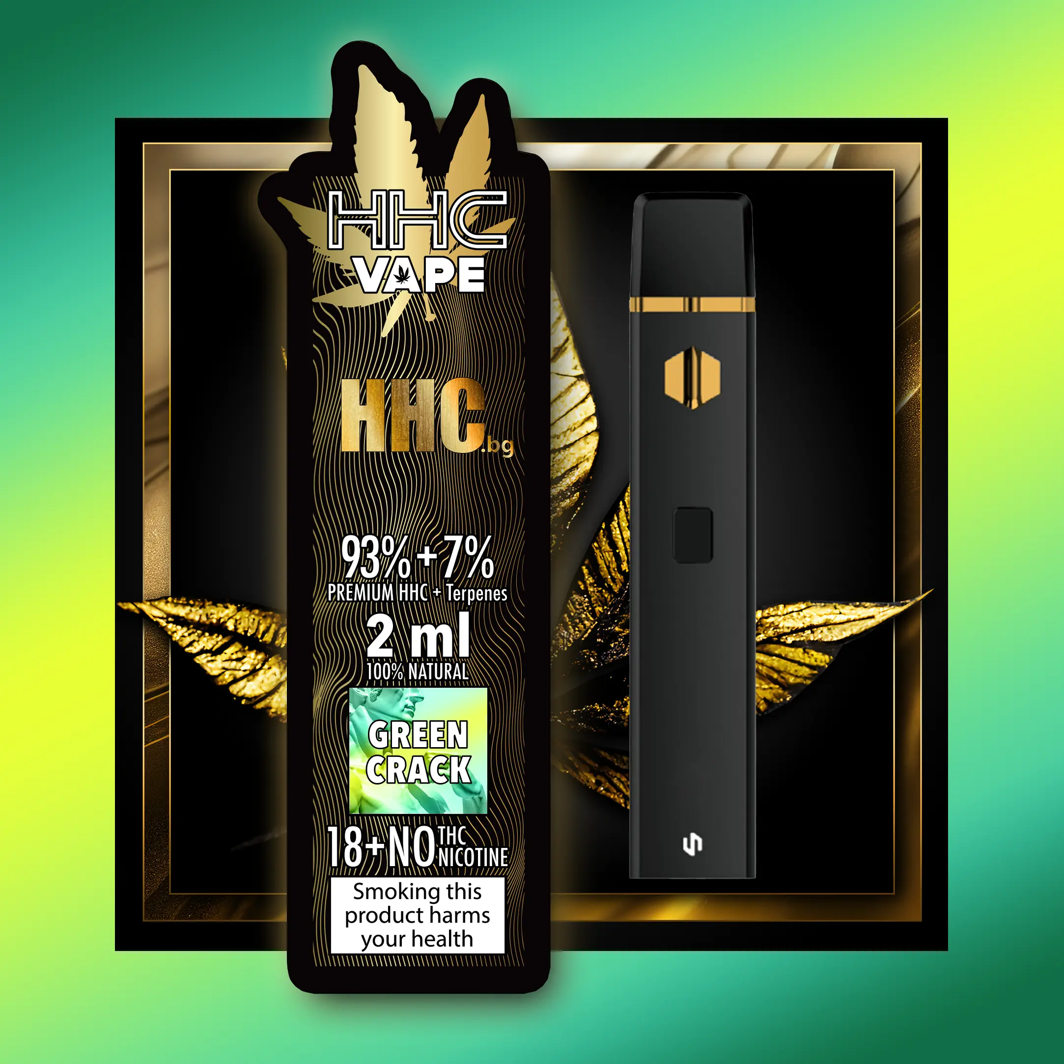 Pineapple Express H4CBD Prémiový Vape - 2.00 ml. H4CBD