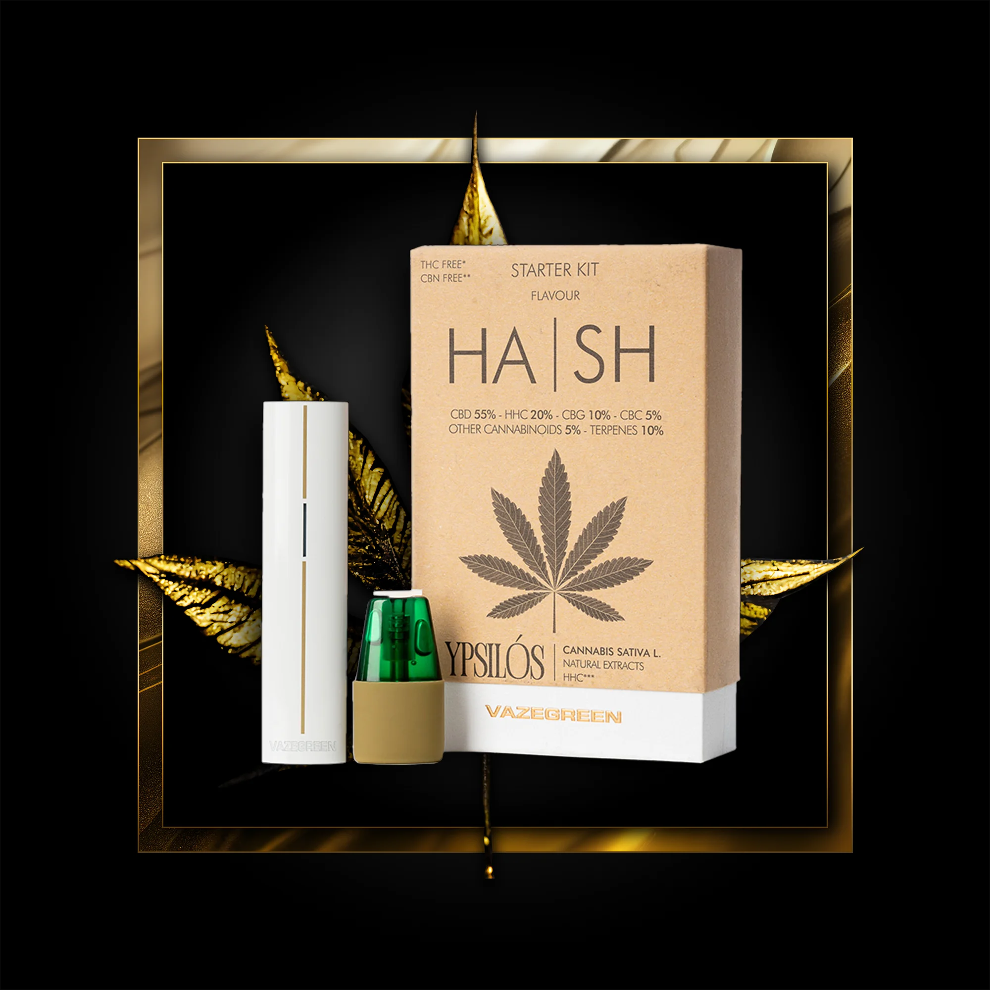 Hash Pen (štartovacia súprava) 500 ťahov - 1,00 ml. HHC