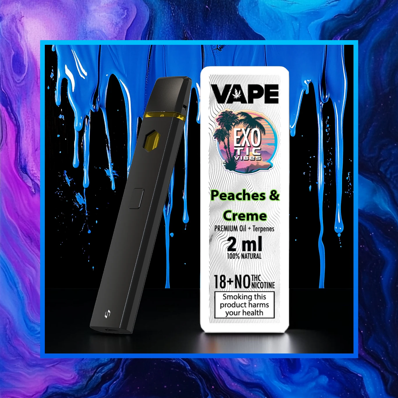 Peaches & Creme HCT Prémiový Vape - 2.00 ml. HCT